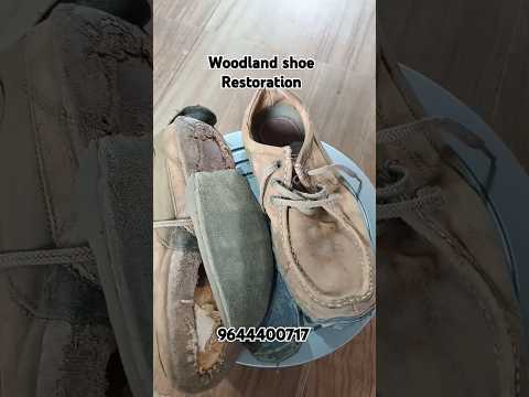 Woodland shoe sole replacement. #repair #restoration #woodland #woodlandshoes