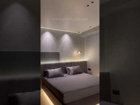 Themed Master Bedroom Design executed at PBEL City at Hyderabad. Contact: 1800-123-122221 #interazzo