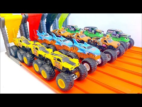 MONSTER JAM | GRAVE DIGGER | SCOOBY DOO | SMASHORAMA | HOT WHEELS MONSTER TRUCKS | MAX-D | SHARK