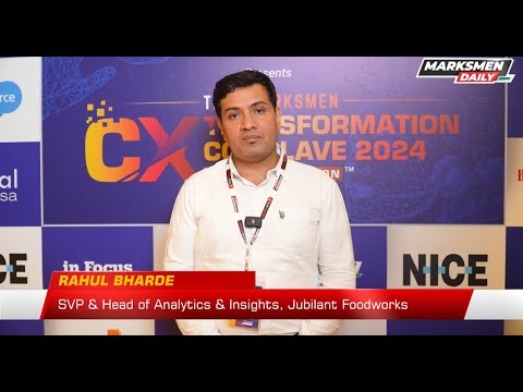 Rahul Bharde, SVP & Head of Analytics & Insights, Jubilant Foodworks