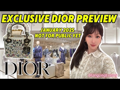 DIOR 2025 Exclusive Preview: Unreleased DIOR & Lady Dior Handbags & RTW for VIP Clients!