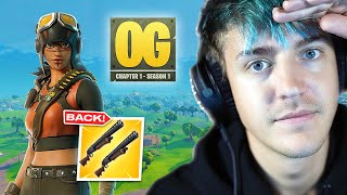 Ninja Reacts to OG Fortnite Season 1