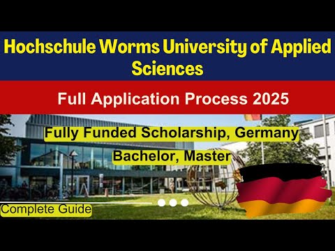 🇩🇪 How to Apply Hochschule Worms University of Applied Sciences | Germany | No IELTS | BS & Masters