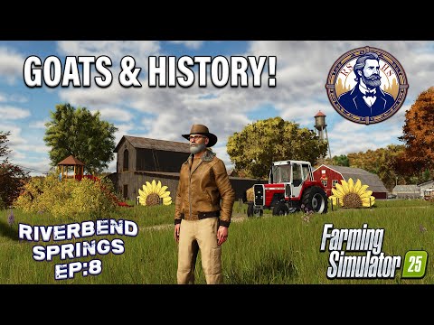 INDIANA JONES (DUMPSTER of DOOM) ON RIVERBEND SPRINGS? #8 | Farming Simulator 25 LET’S PLAY.