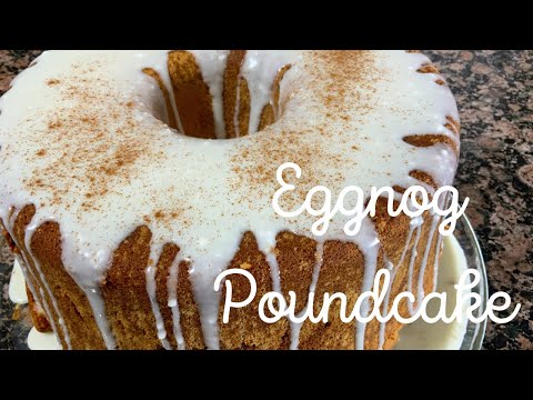 Eggnog Poundcake | How to Make Poundcake from Scratch | Christmas Dessert Recipe