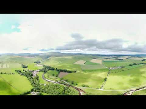 Northumberland - UK - Ingram & The River Breamish - 360° Panorama