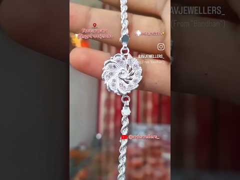 Silver Rakhi Design ✨️ #avjewellers_ #rakhi #silverrakhi #trending #ytshorts #shorts