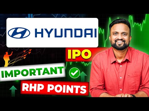 Hyundai IPO మీరు తెలుసుకోవలసిన  Important RHP POINTS | Money purse IPO