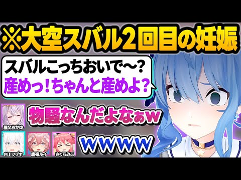 スバルの知らない所で２回目の妊娠をさせたり、ノンデリ発言が止まらないすいちゃんに爆笑するホロメン達ｗ面白まとめ【星街すいせい/さくらみこ/白上フブキ/猫又おかゆ/鷹嶺ルイ/ホロライブ/切り抜き】