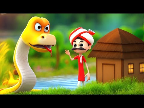 विशाल सांप बचाव - Giant Snake Rescue Story | Hindi Kahaniya Comedy Hindi Moral Stories JOJO TV