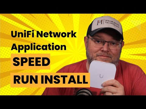 UniFi Network Application Speed Run Installation