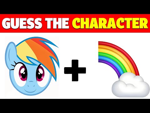 Can You Guess The My Little Pony Characters by Their EMOJI!🦄 | Rainbow Dash, Apple Jack, Pinkie Pie