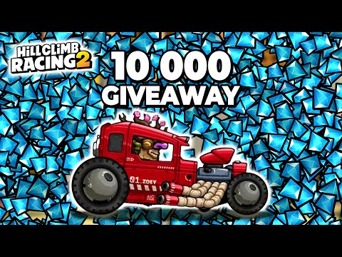 Hill Climb Racing 2 New HOTROD Paint + 10000 💎 GIVEAWAY