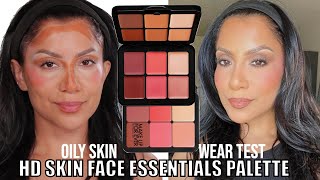 *new* MAKEUP FOREVER HD SKIN FACE CREAM PALETTE REVIEW + 12HR WEAR *oily skin* | MagdalineJanet