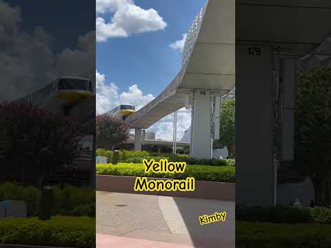 #yellow #monorail #epcot #disney #traveling #travel #princesskimby #orlando #florida