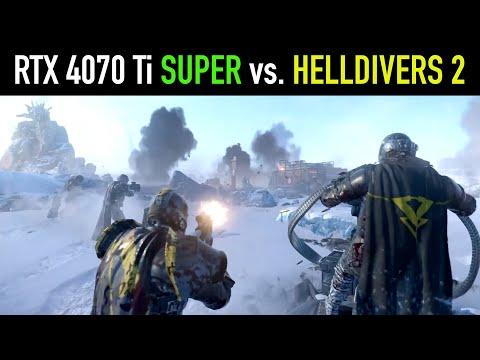 Let's see how the RTX 4070 Ti SUPER performs in HELLDIVERS 2 [4K, 1440p, 1080p benchmark]