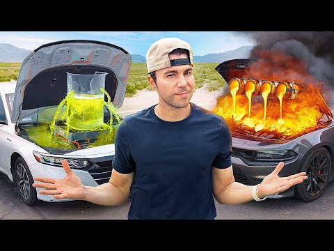 Acid vs Lava- Testing Liquids That Melt Everything