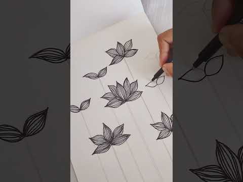 simple flower mandala art#easydrawing #artlover #easyart