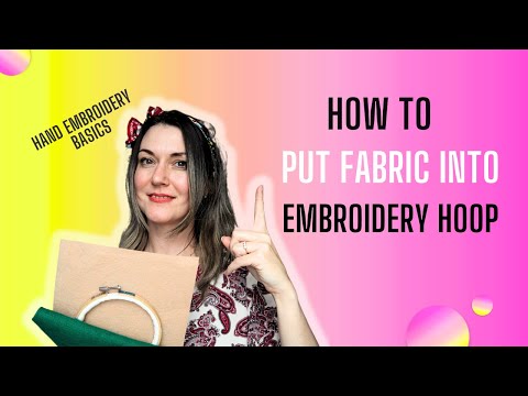 How To Use Embroidery Hoop For Hand Embroidery And Brooch Making