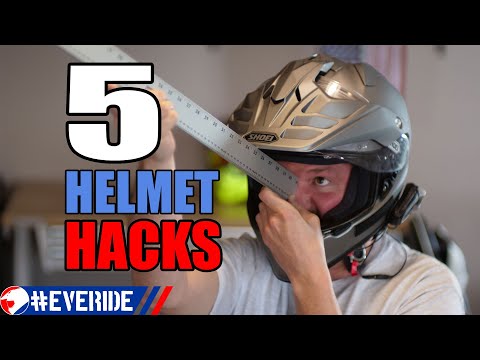 5 Quick & Cheap Motorcycle Helmet Hacks #everide