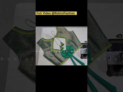 Boat neck blouse design cutting and stitching #shorts #shortsvideo  @RohiniFashion