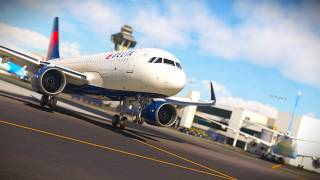 Exciting LANDING: DELTA AIRLINES Airbus A321 at LAX Airport!