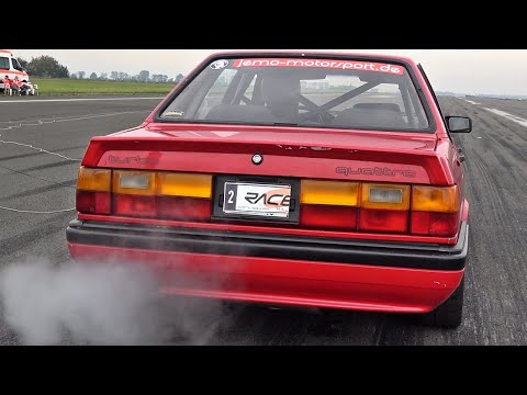 Audi 90 20V Turbo Quattro 5 cylinder Acceleration & Sound