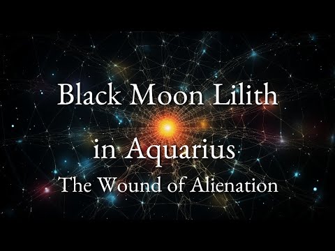 Black Moon Lilith in Aquarius or Eleventh House | The Wound of Alienation & Validation