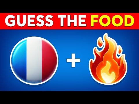 Guess The FOOD and COUNTRY By Emoji? 🍔🌍 Emoji Quiz