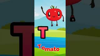 T for Tomato 🍅 | Learn Alphabets with live Example | Phonics | Uppercase Alphabets | Kids Learning |