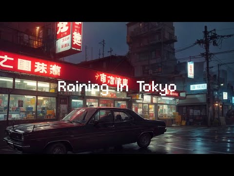 Raining In Tokyo 🌧️ Lofi In City Mix [ Beats To Study  Relax To ]