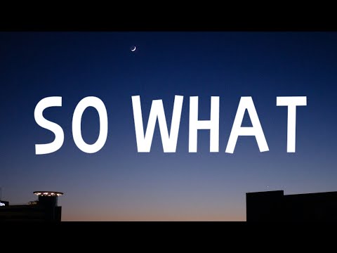 P!nk - So What (Lyrics)