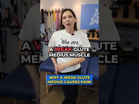 Why A Weak Gluteus Medius Causes Pain! #painrelief #glutes #bobandbrad  #holidaywithyoutube