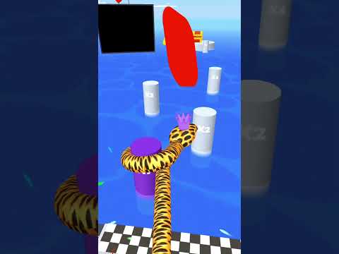 Snake Run 🐍 Racing of Snakes Amazing Gameplay #shorts #youtubeshorts #snake