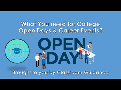 What you need for College Open Days & Career Events?