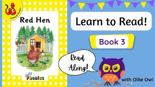 📚Learn to Read | Jolly Phonics Yellow Level Readers | Red Hen | Read Aloud Story | Read It Yourself