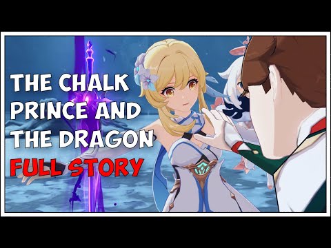 The Chalk Prince And The Dragon | Full Story Cutscene | Genshin Impact