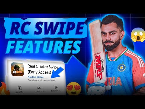 Bye Bye RC24...💀 Real Cricket Swipe Finally Released || How To Download In Low Device's || RC Swipe