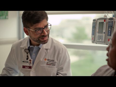 Dr. Reddy, Alicia’s care team — Community Health Network MD Anderson Cancer Center