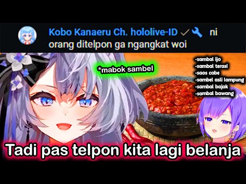 Kobo Yang Gajadi Ikut Koleb IRL, Moona Ngeborong Sambel Buat Zeta ww..【Hololive】