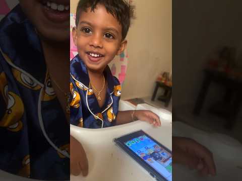 Agnikuttan was with high grade fever 🥵🥵💕#shortsfeed #baby love #talkingtom