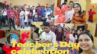 হঠাৎ প্ল্যান করে Teacher's Day celebration কীভাবে করলাম........সবাই মিলে Sir কে সারপ্রাইজ দিলাম 💞🎉❤️