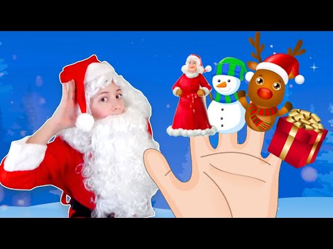 Christmas Finger Family Song | Holidays Finger Family Nursery Rhyme for kids by Kids Music Land