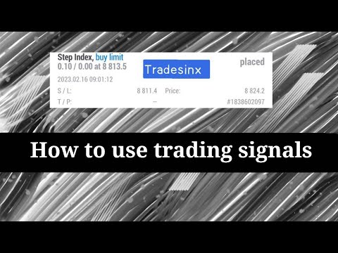 How to use trading signals.