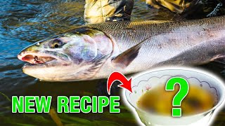 Small River COHO FISHING, You WONT BELIEVE How Good This SALMON RECIPE Is! (Catch & Cook)