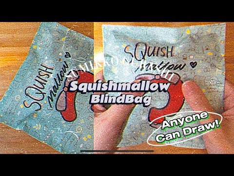 🎀blindbag diy🎀 Easy way to make Paper Squishy Squishmallow Blind Bag ✨ ASMR Sumikko Gurashi craft