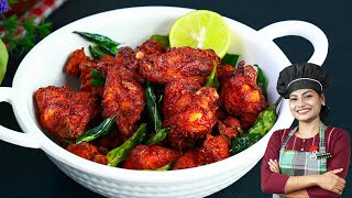 എന്താ രുചി/ ഒട്ടുമേ മസാല പിരിയാതെ Chicken 65 വേണമോ🤤💯/ Restaurant Style Chicken 65/ Chicken Fry