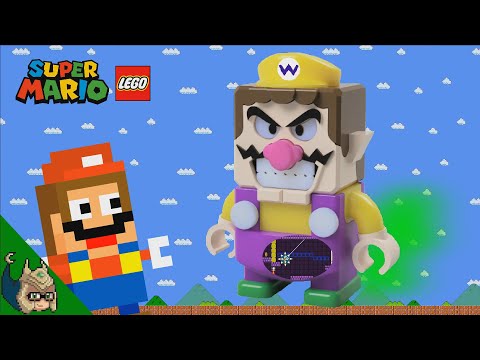 Mario vs the Giant LEGO Wario Maze (Mario Cartoon Movie ANIMATION)