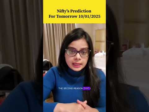 Nifty's Prediction For Tomorrow 10/01/2025  #NiftyPrediction #StockMarketTips #NiftyAnalysis #shorts