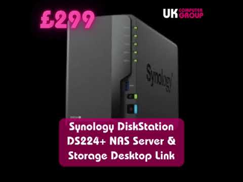 Synology DiskStation DS224+ NAS Server & Storage Desktop Link. Limited stock £299 👇🔥🔥